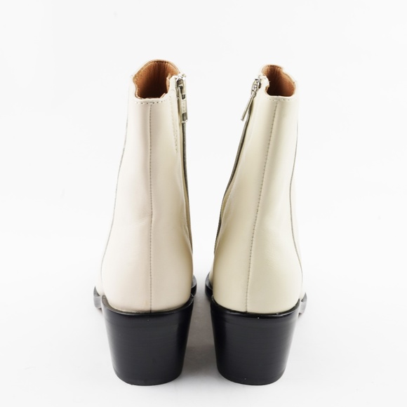 MADEWELL Size 6 The Darcy Ankle Boot in Pale Parchment - Picture 8 of 9